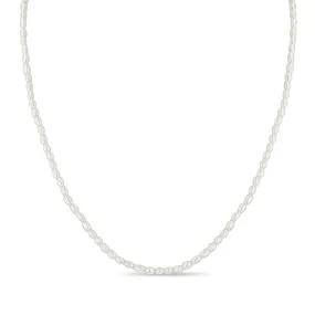 14k Rice Pearl Necklace