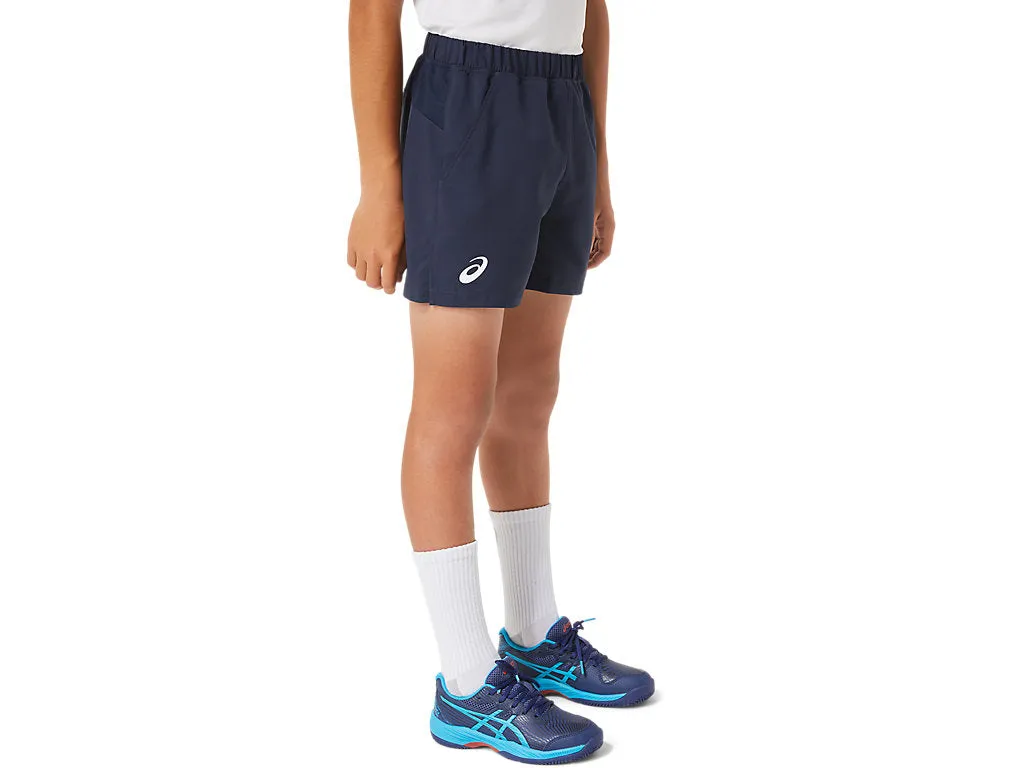 Asics Short Tennis Boys Junior Blauw