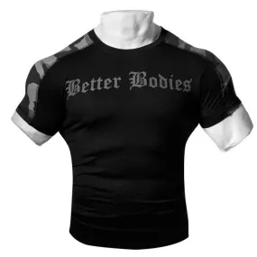 Better Bodies Flex Tight Tee - Black-Camoprint