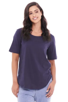 Betty Basics Ariana Tee in Navy