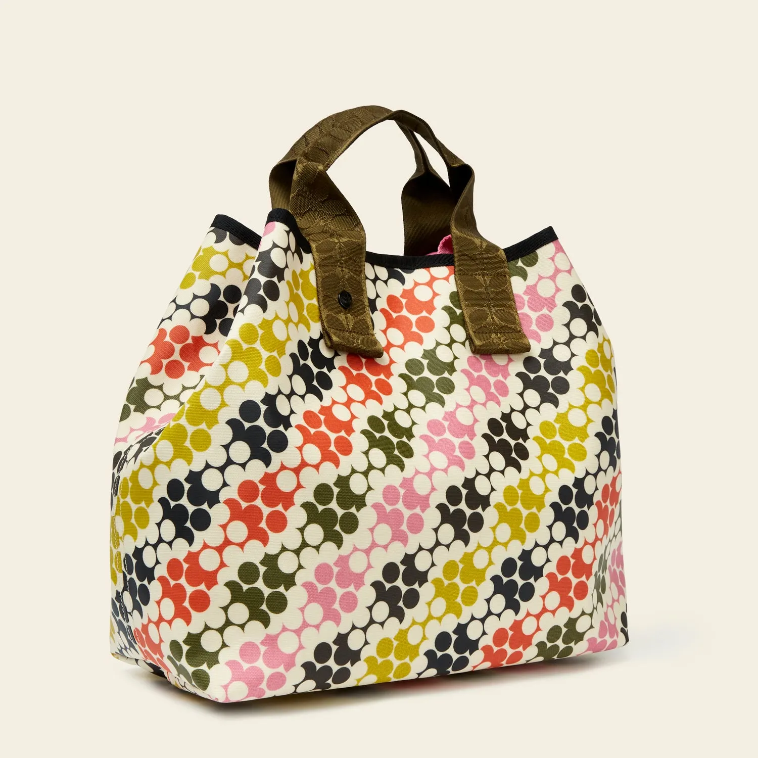 Carryall Large Tote - Puzzle Flower Multi