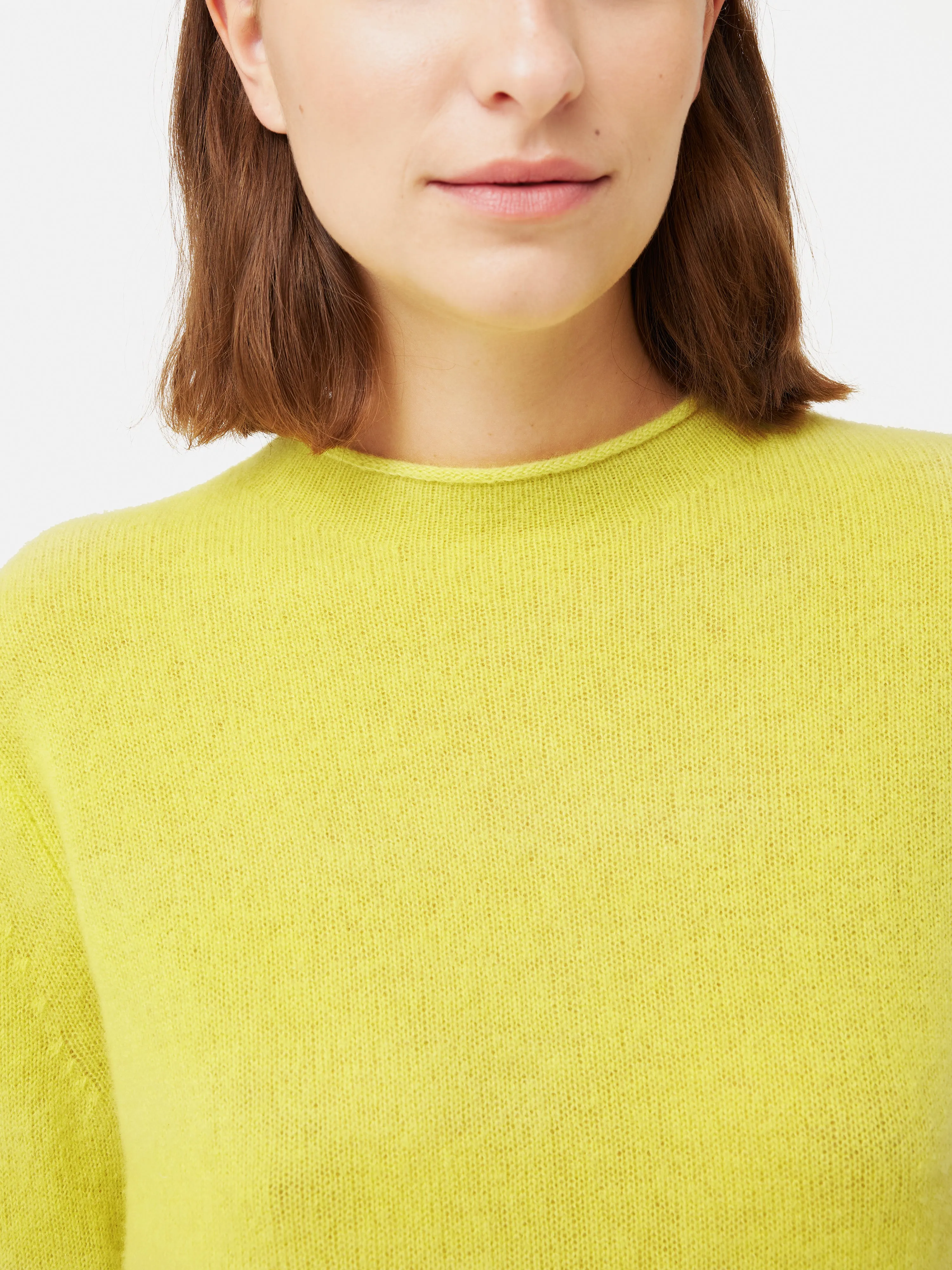 Cloud Cashmere Eldon Jumper | Yellow