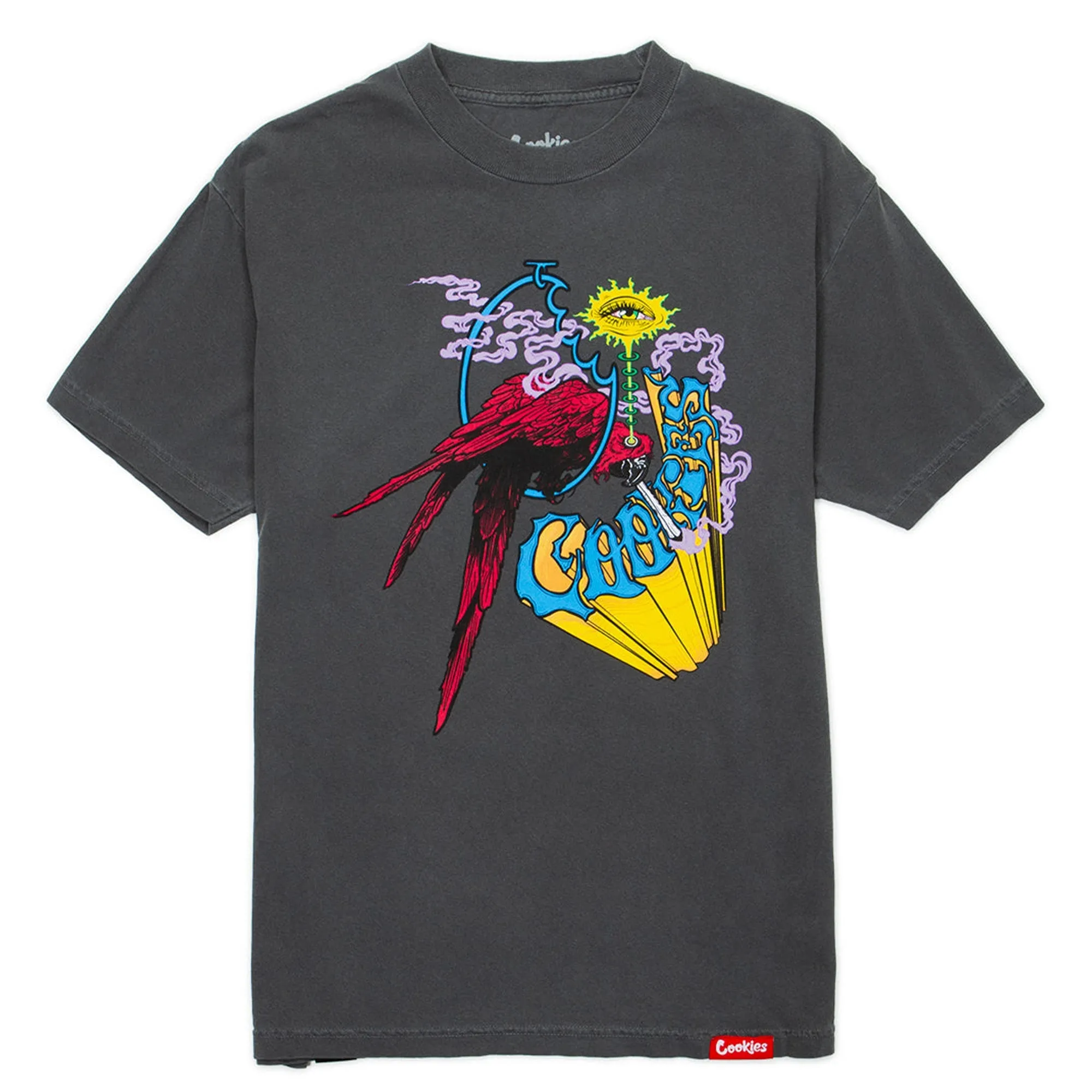 Cookies SF Men Parrot SS Tee (Washed Black)