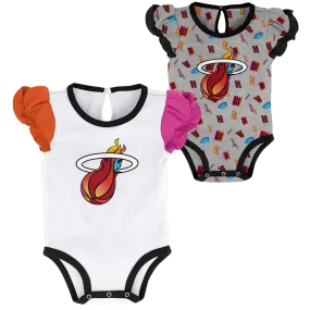 Court Culture Miami Mashup Vol. 2 2-Piece Ruffle Infant Onesie Set