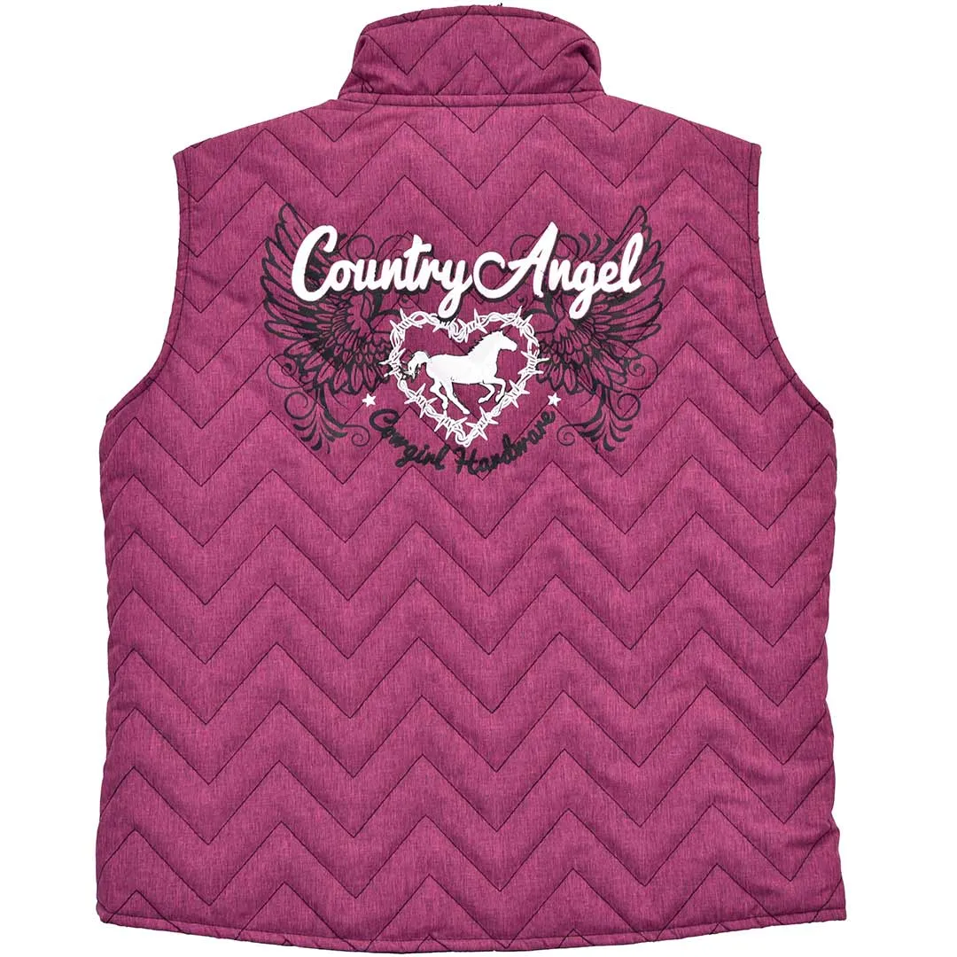 Cowgirl Hardware Toddler Girls' Country Angel Quilted Vest