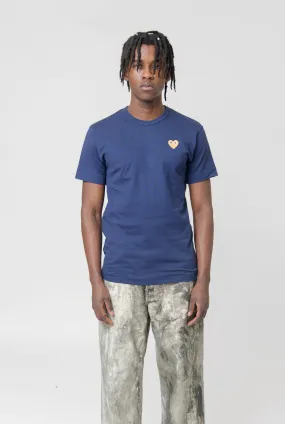 Emblem Tee Navy/Gold T216