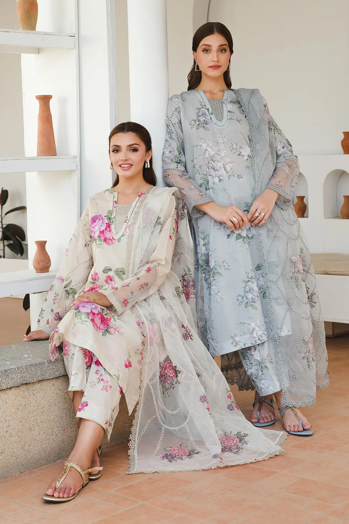 EMBROIDERED LAWN UF-652