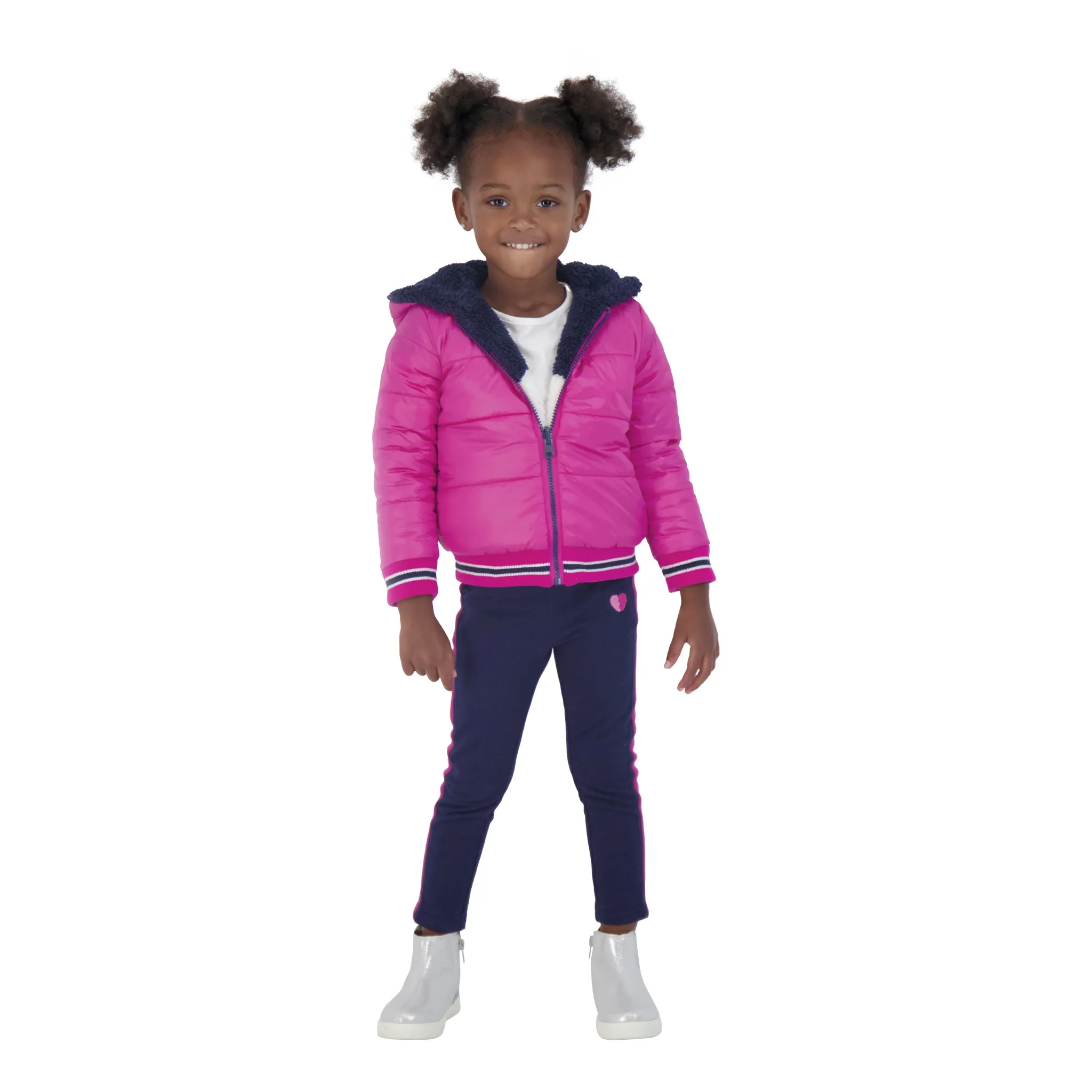 Girls Sherpa Reversible Jacket