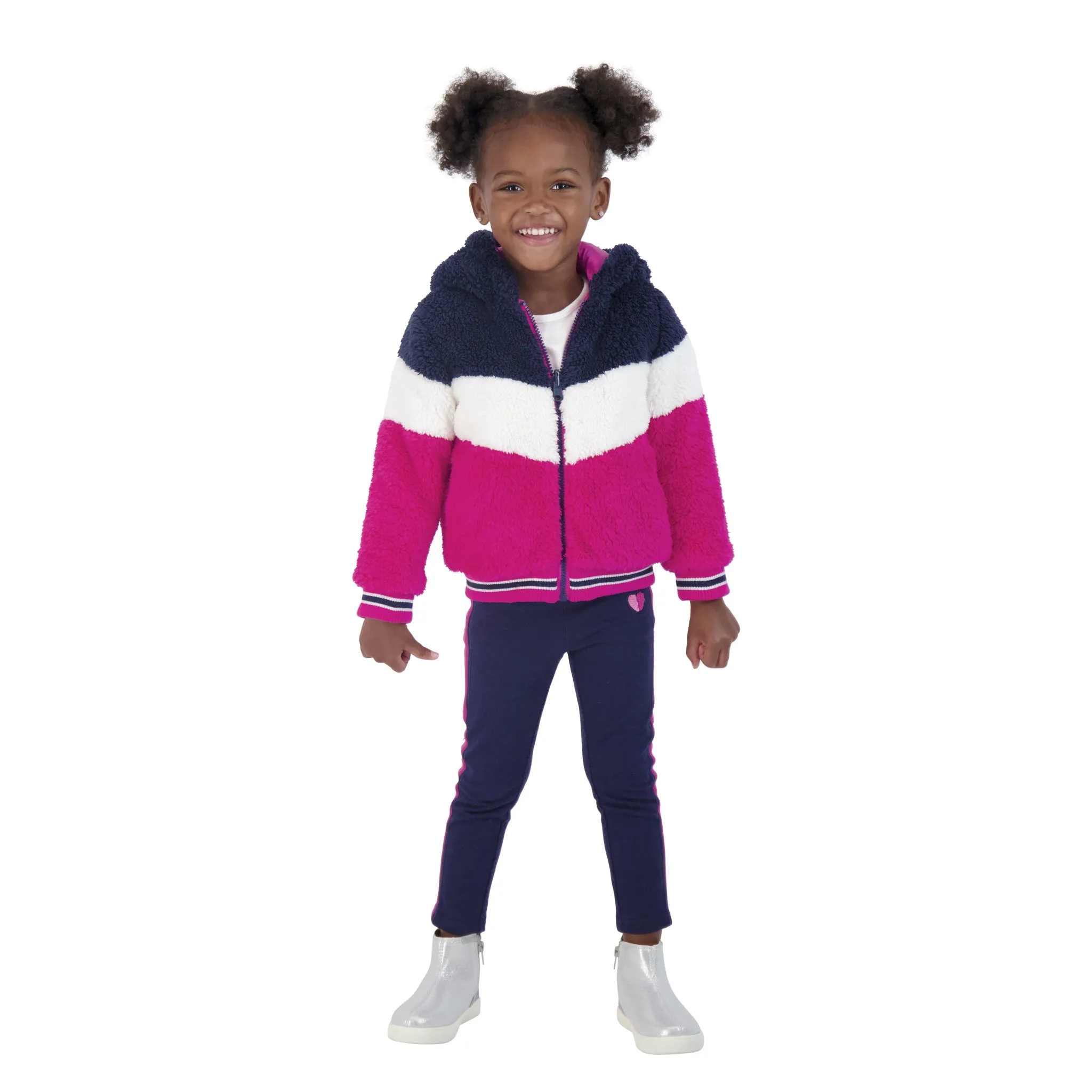 Girls Sherpa Reversible Jacket