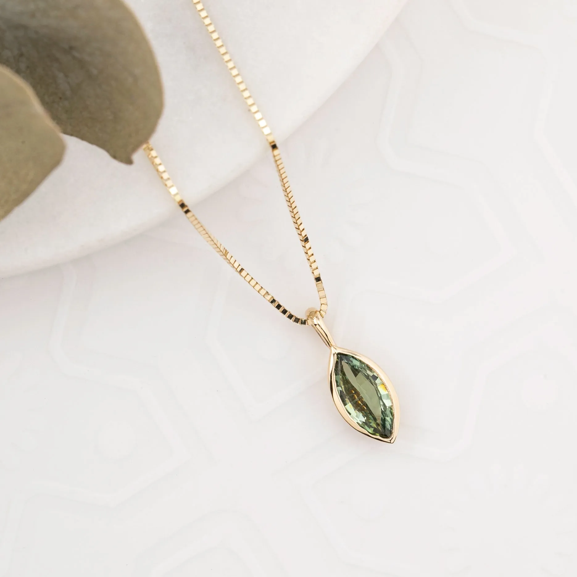 Green Sapphire Patia Charm