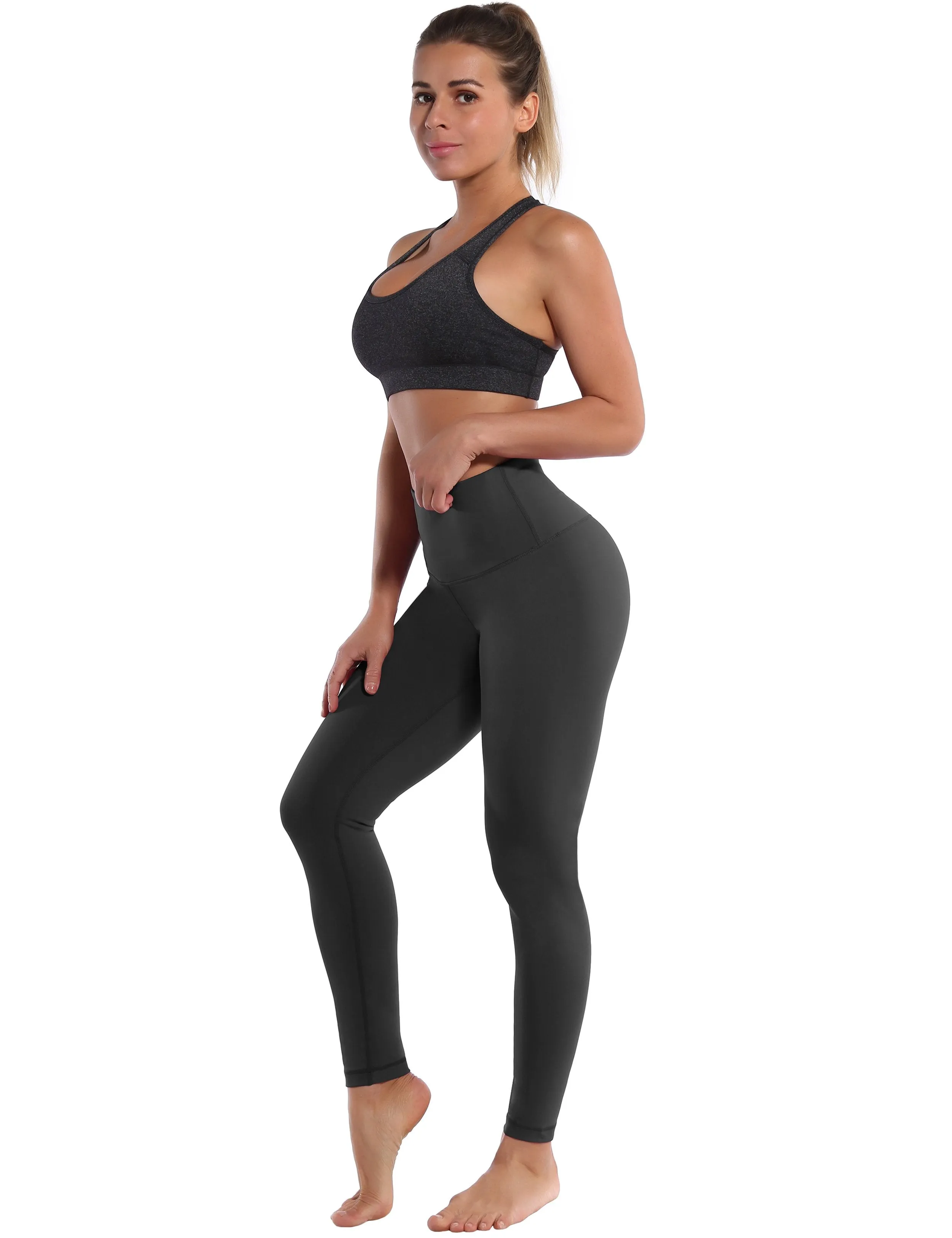 High Waist yogastudio Pants shadowcharcoal ins_yogastudio