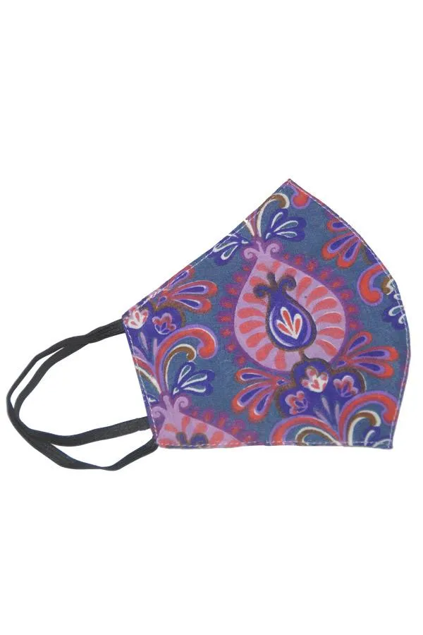 Lotus Print Face Mask