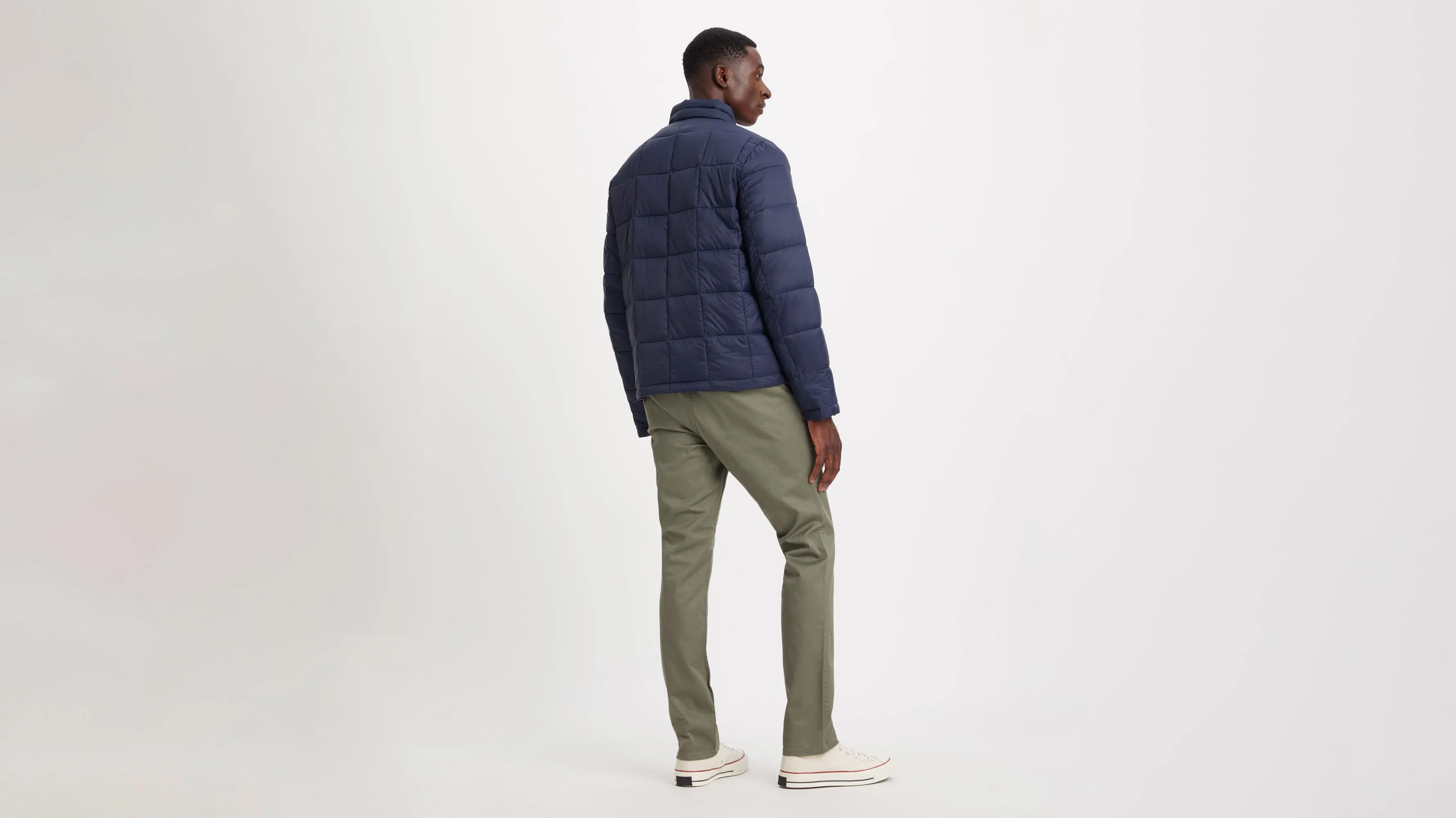 Men's Nylon Lightweight Quilted Jacket