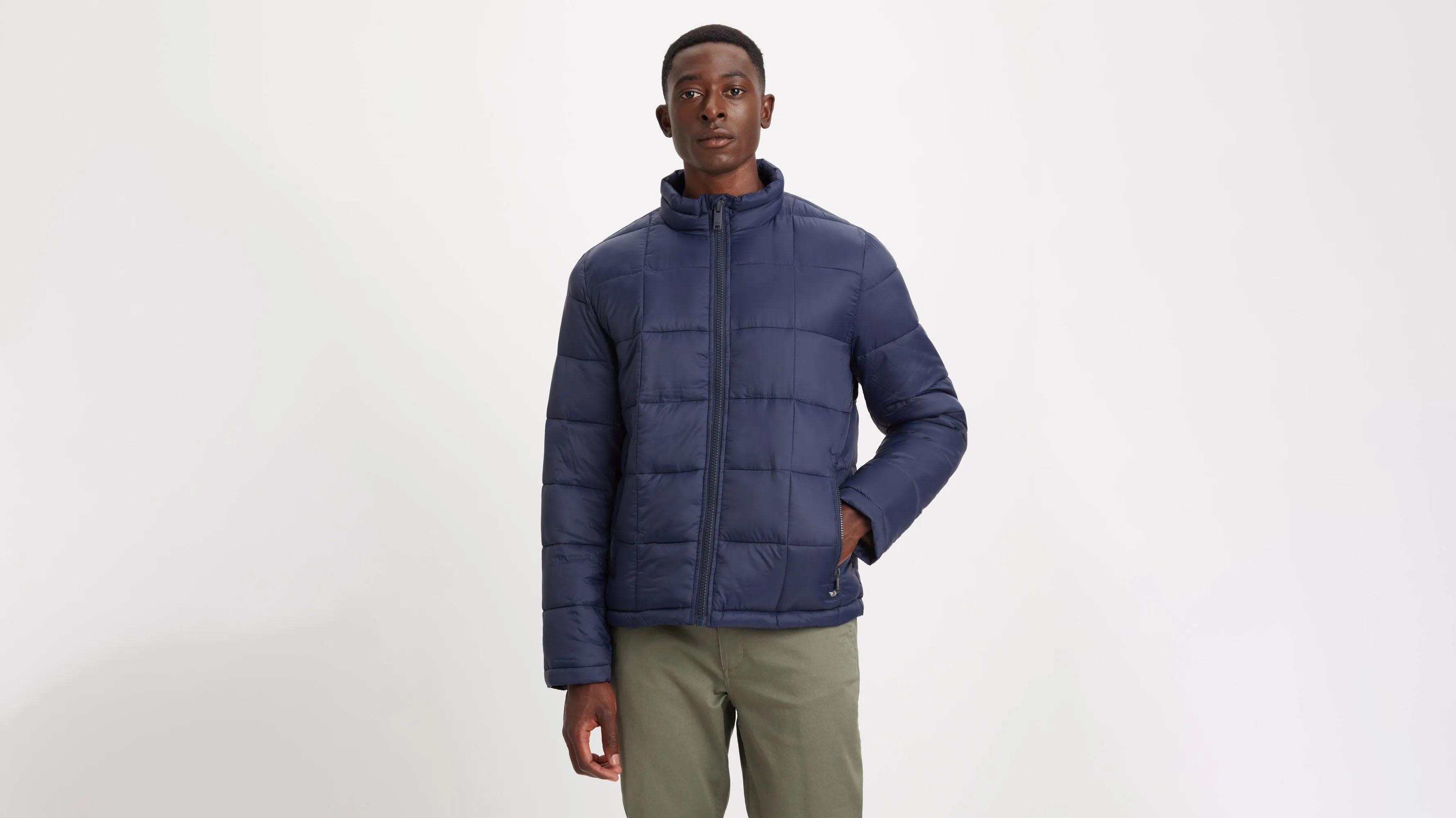 Men's Nylon Lightweight Quilted Jacket