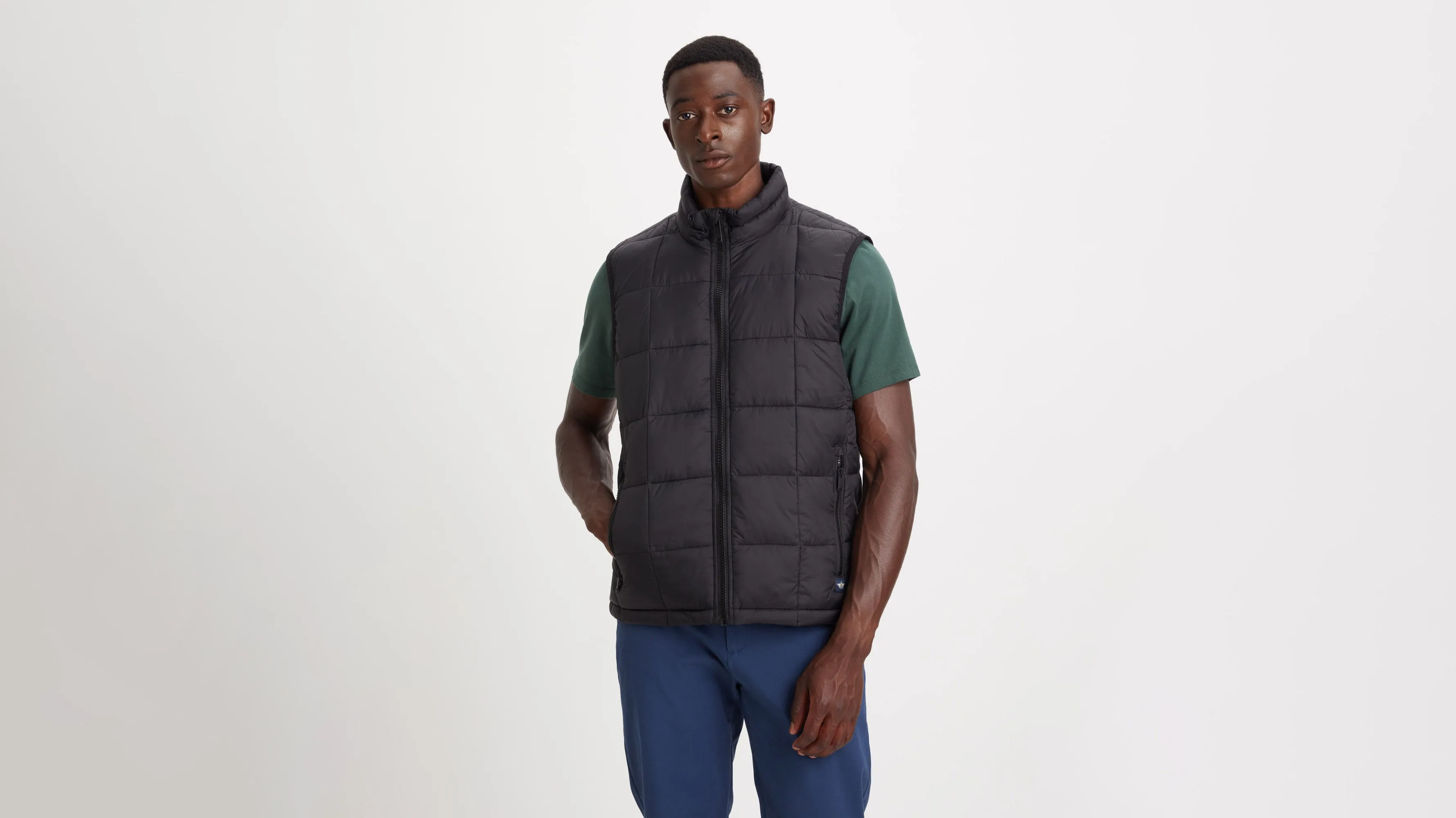 Men's Nylon Lightweight Quilted Vest