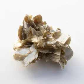 Mica - Yellow, Star, w/ Cleavelandite