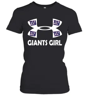 New York Giants Girl Under Armour Football Short Sleeve