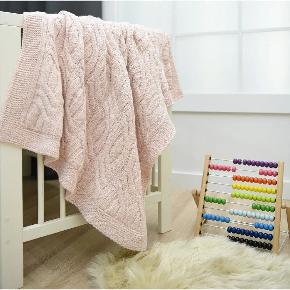 Nipperland Babydecke Knitblanket  Strickdecke 85x100 - 6435