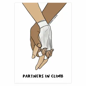 Partners in Climb - Rock Climbing Greeting Card