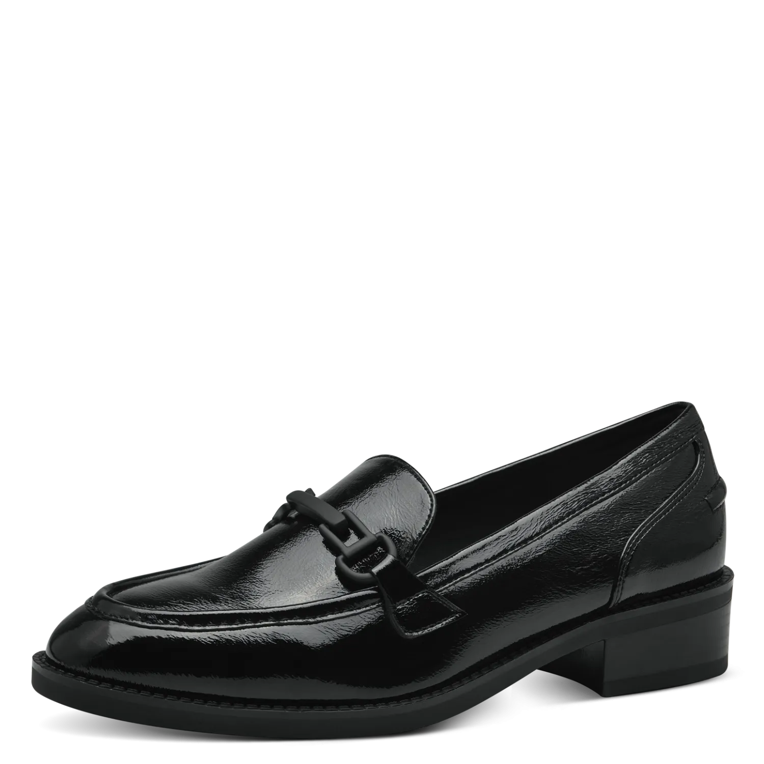 Tamaris Black Patent Loafers