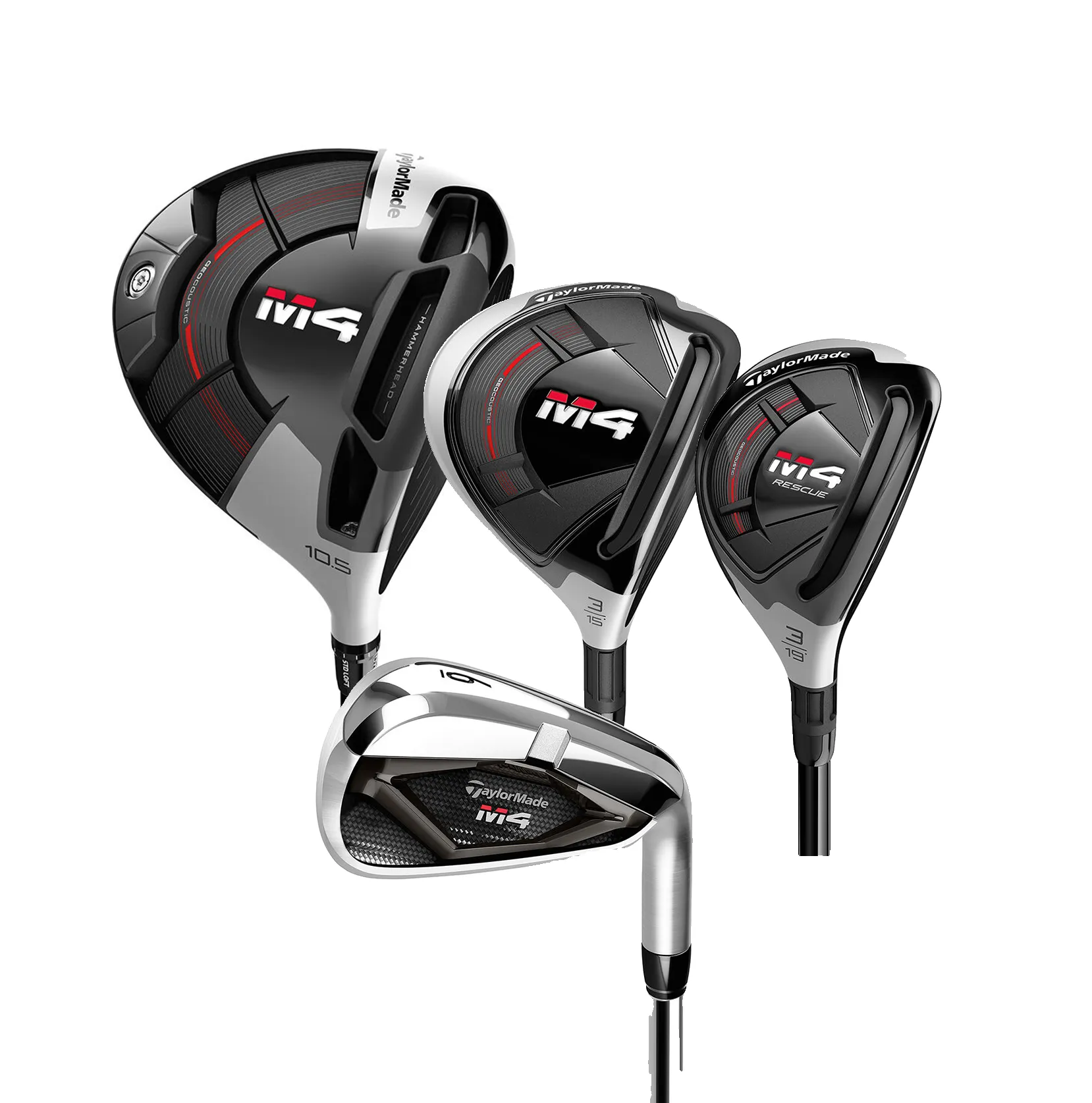 TaylorMade M4 Package 11 Piece with Bag Steel Set mens RH 2021