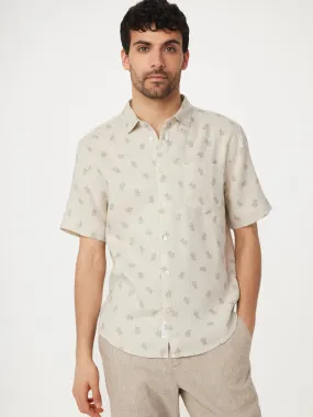 The Short Sleeve Linen Shirt in Natural Light