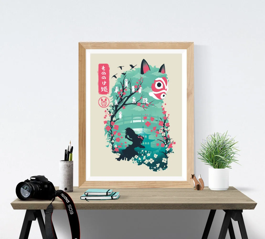 Ukiyo-e Princess Print