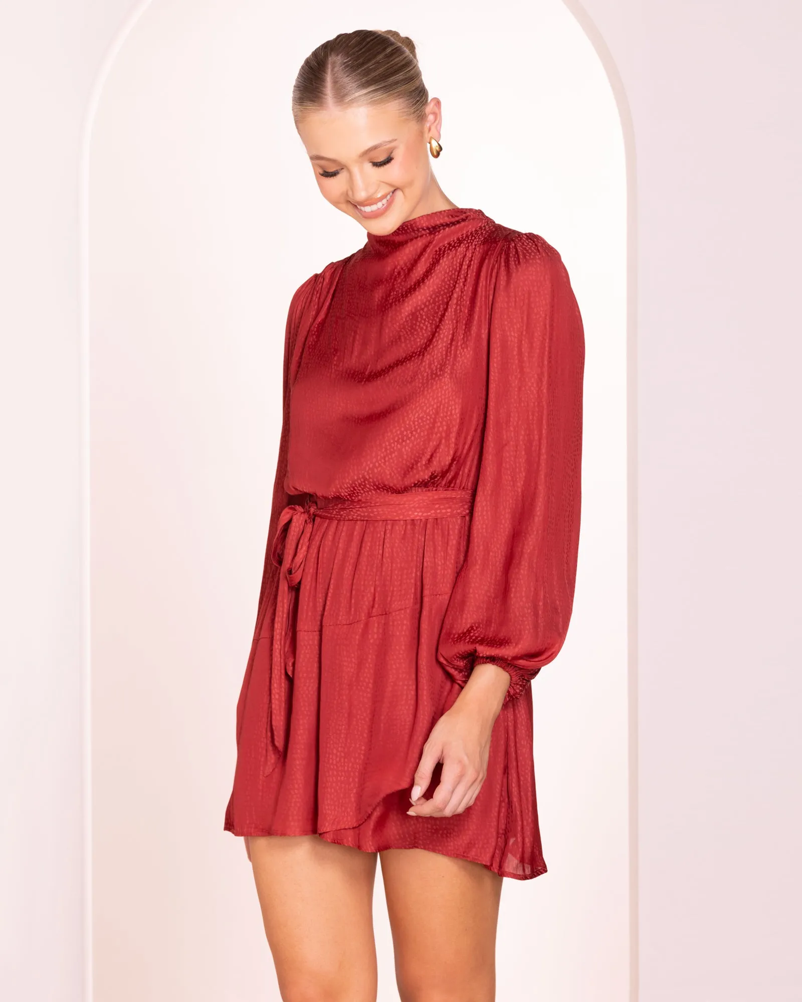 Zosia High Neck Mini Dress