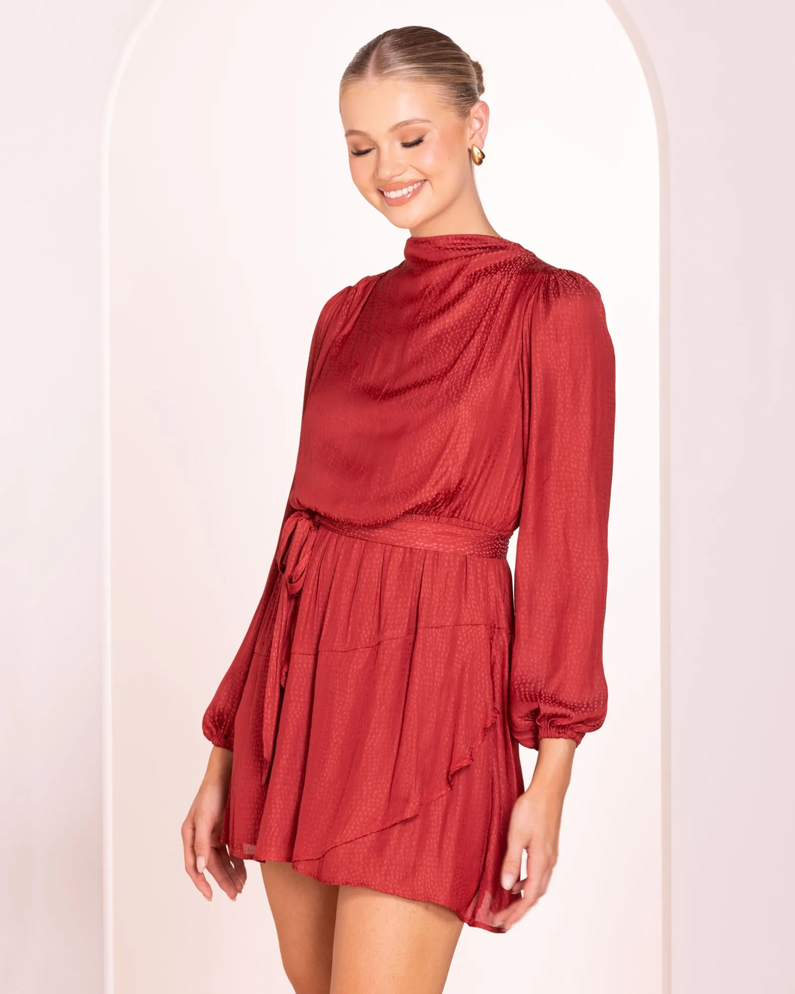 Zosia High Neck Mini Dress