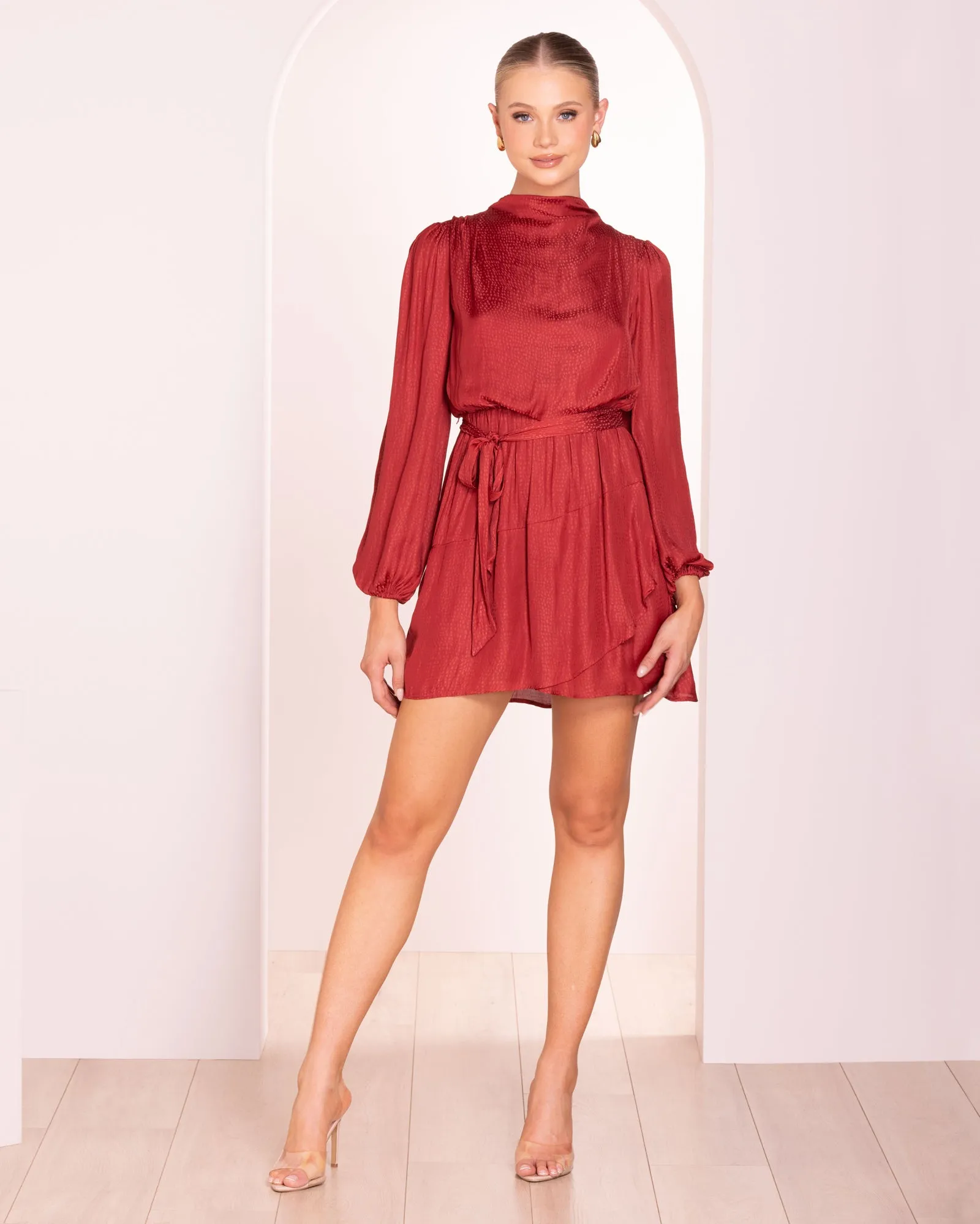 Zosia High Neck Mini Dress